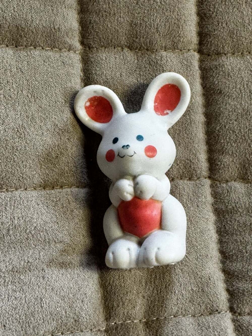 Vtg 1980s Kenner Hopsalot Bunny (Apricot) Rabbit Figure Strawberry Shortcake Pet